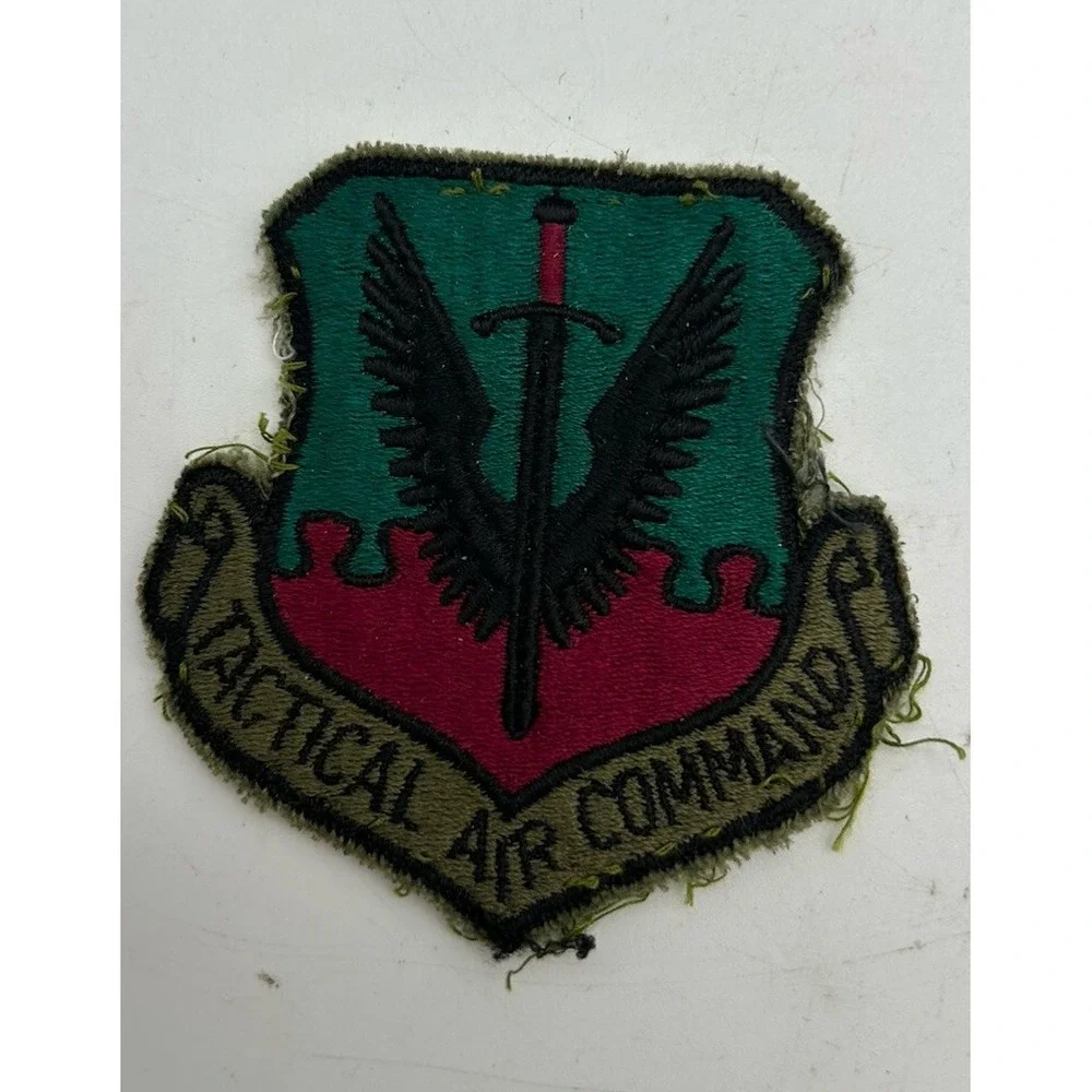 AIR COMBAT COMMAND USAF ACC U.S. Airforce Subdued‎ OD Patch Sword Wings Uniform